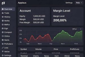 تصویر داشبورد حساب برای مدیریت ریسک در معاملات مارجین