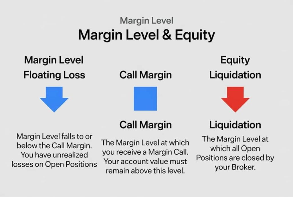 سطح مارجین و اکوئیتی در هشدار مارجین کال