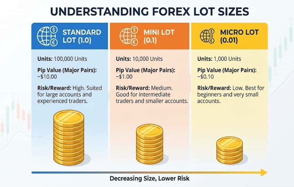 انواع لات و تاثیر آن در محاسبه حجم معامله در فارکس