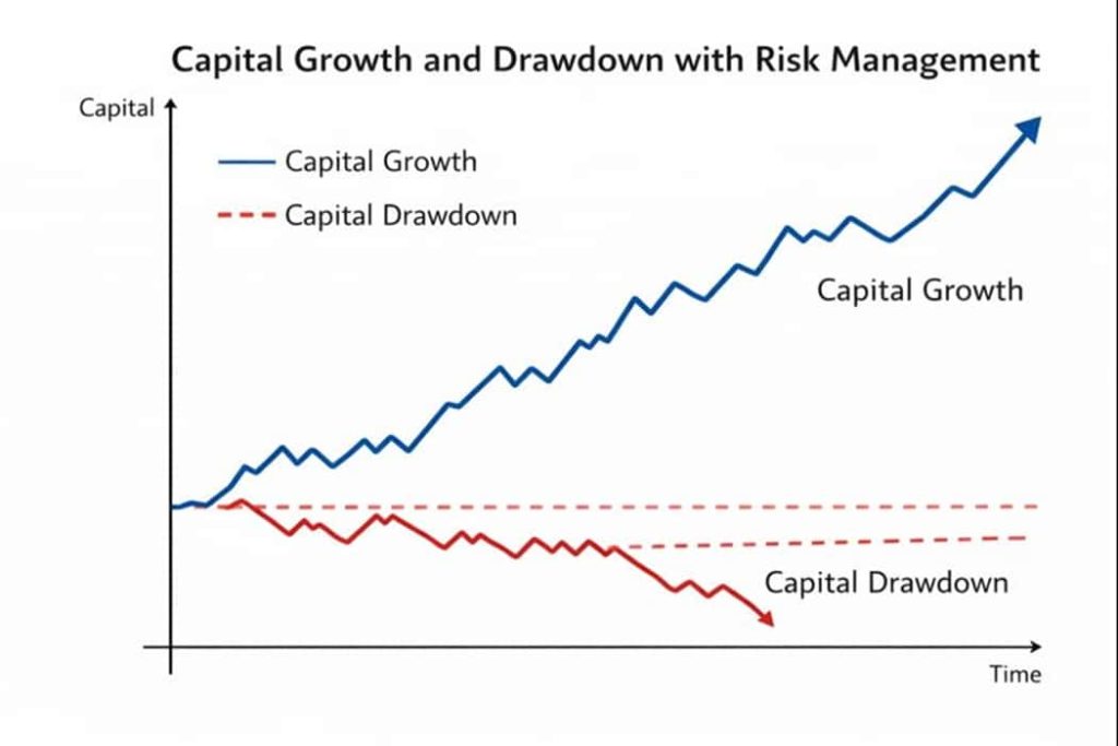 تاثیر مدیریت سرمایه در اجرای برنامه معاملاتی فارکس