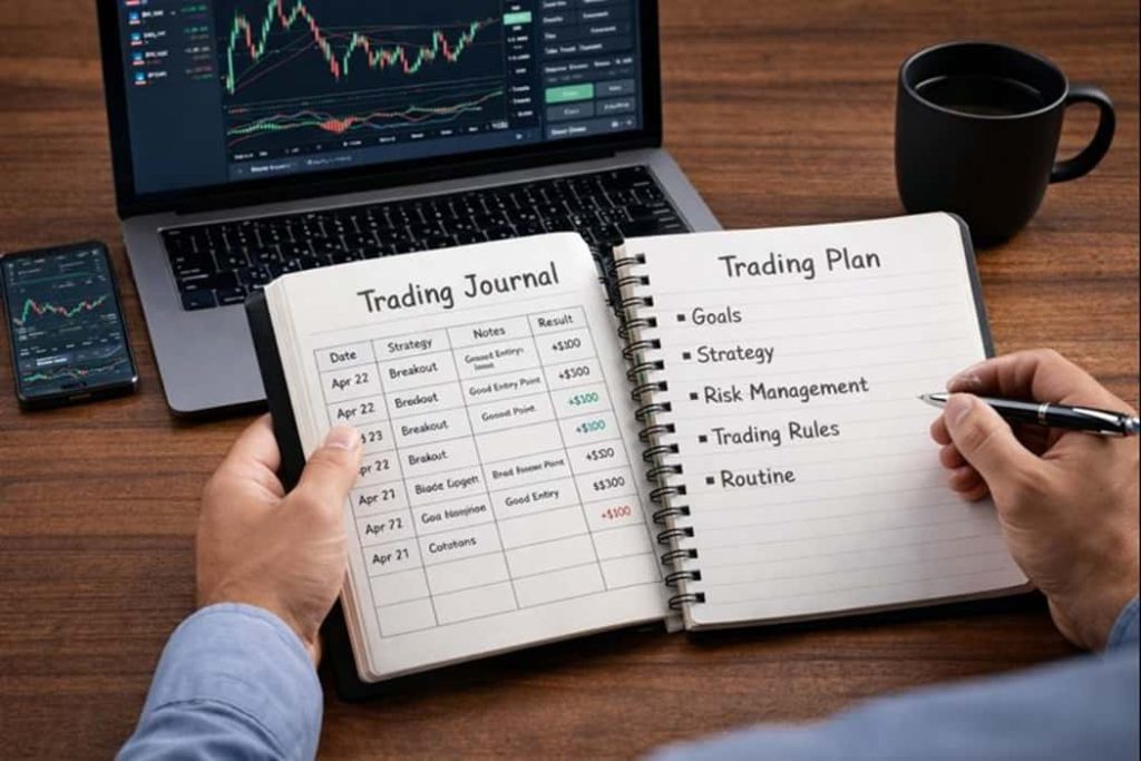 بازبینی ژورنال برای به‌روزرسانی برنامه معاملاتی در فارکس