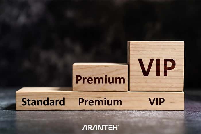 جدول مقایسه انواع حساب‌های بروکر ارانته