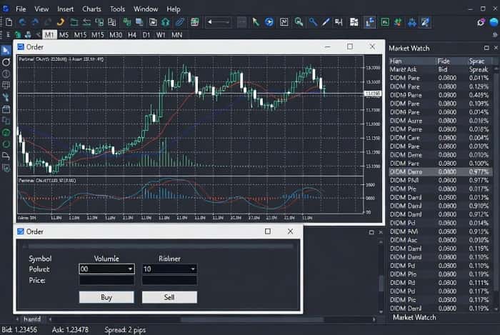 بررسی حساب‌های ارانته در پلتفرم متاتریدر