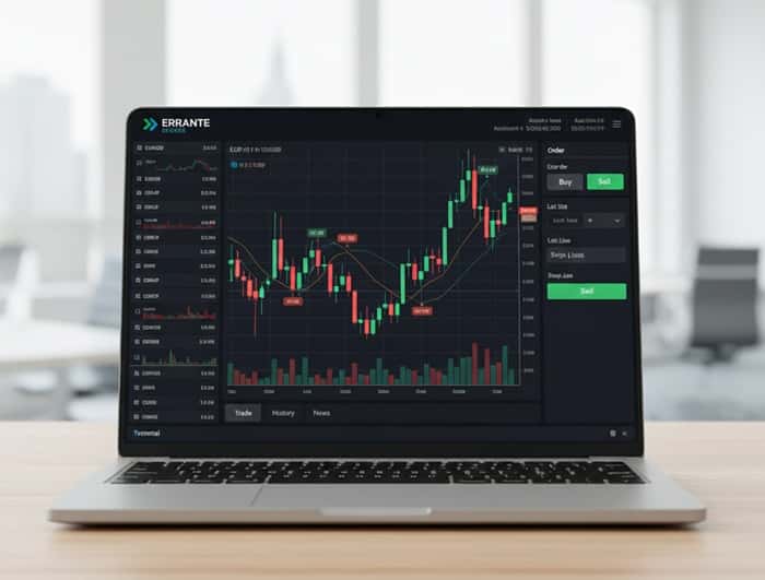 پنل معاملات در بروکر ارانته