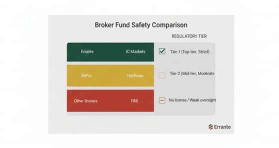 مقایسه امنیت سرمایه در بروکر ارانته
