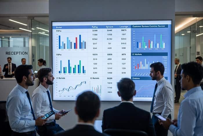 بروکرهای رقیب ارانته 