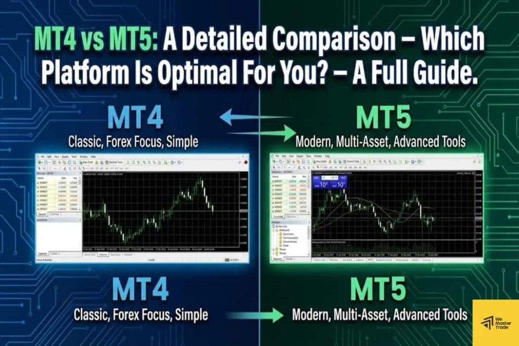 تفاوت متاتریدر ۴ و ۵ در محیط و ابزارهای تحلیل