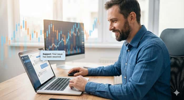 تماس با بروکر ارانته