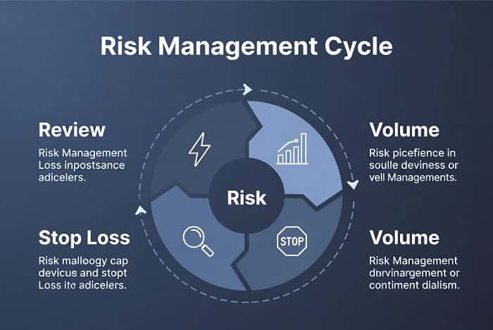 چرخه مدیریت ریسک در معاملات ارانته از تعیین حجم تا بازبینی