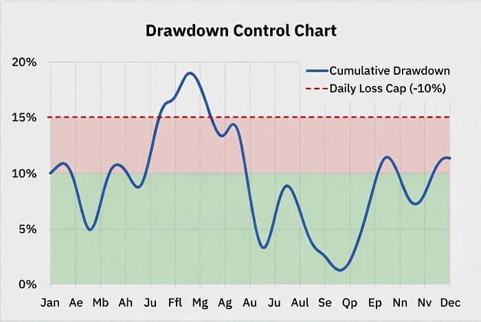 نمونه کنترل دراودان با حد زیان روزانه در مدیریت سرمایه ارانته
