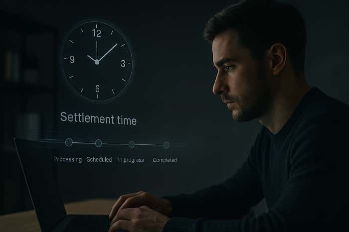 زمان‌بندی تسویه حساب در ارانته