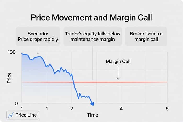 مثال نزدیک شدن به کال مارجین در مارجین ترید