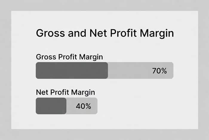 محاسبه مارجین سود ناخالص و خالص در کسب‌وکار