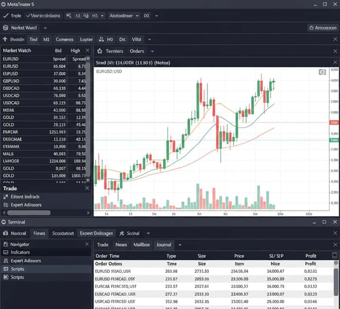 آموزش متاتریدر ۵ و معرفی بخش‌های اصلی محیط MT5