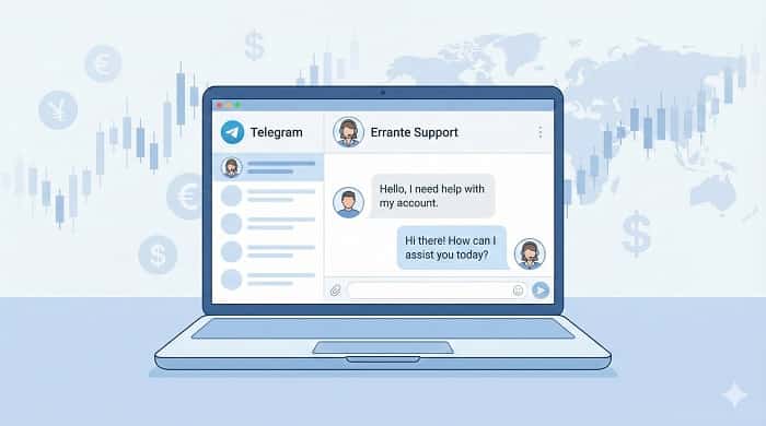 پشتیبانی تلگرام ارانته