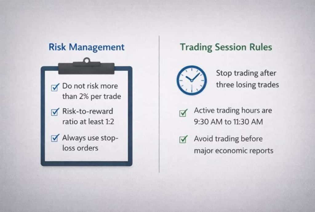 مدیریت ریسک و قوانین جلسه معاملاتی