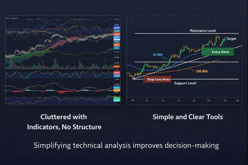 مقایسه تحلیل تکنیکال شلوغ با تحلیل تکنیکال کاربردی