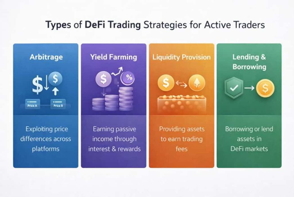 انواع استراتژی ترید در دیفای