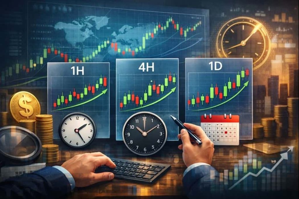 انتخاب تایم‌فریم مناسب برای ترید